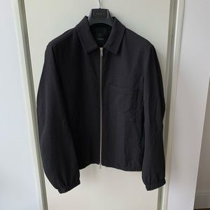 Theory men’s seersucker bomber jacket